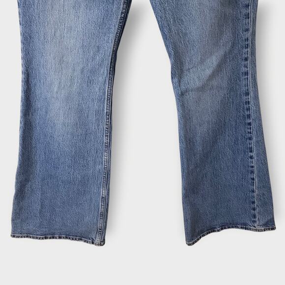 Levi's 70s High Flare Jeans Medium Blue Denim Womens Sz 27x32 Retro Casual - Picture 3 of 14